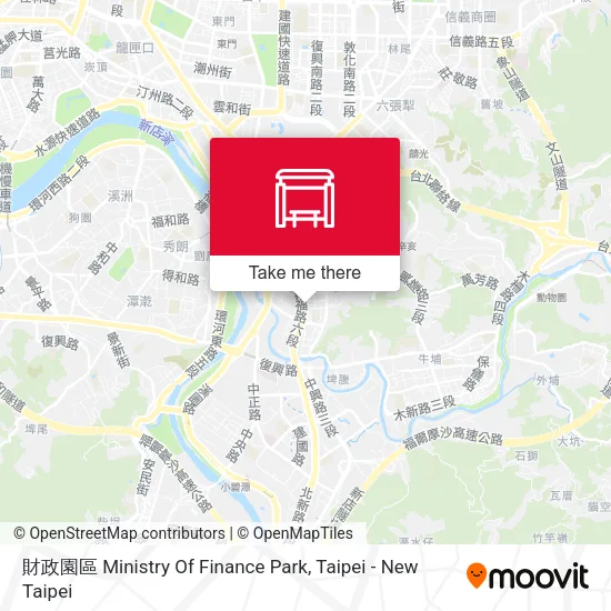 財政園區 Ministry Of Finance Park map