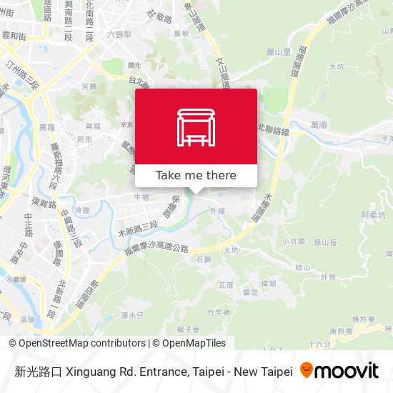 新光路口 Xinguang Rd. Entrance map