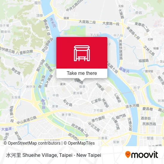 水河里 Shueihe Village map