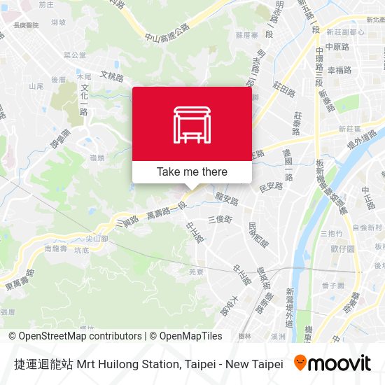 捷運迴龍站 Mrt Huilong Station map
