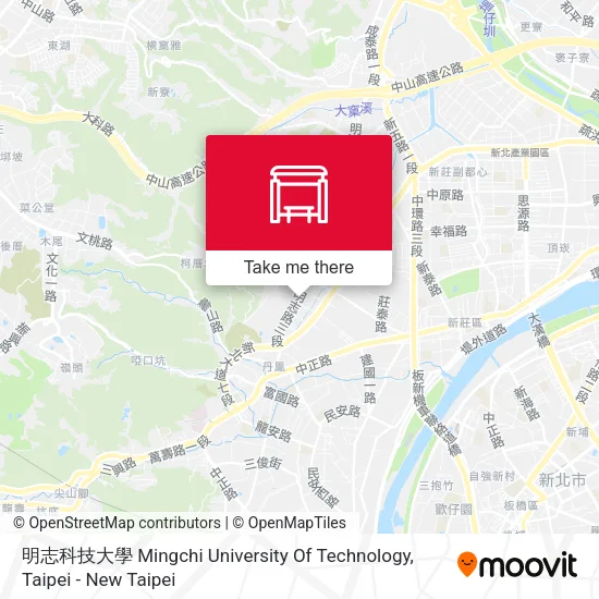 明志科技大學 Mingchi University Of Technology地圖