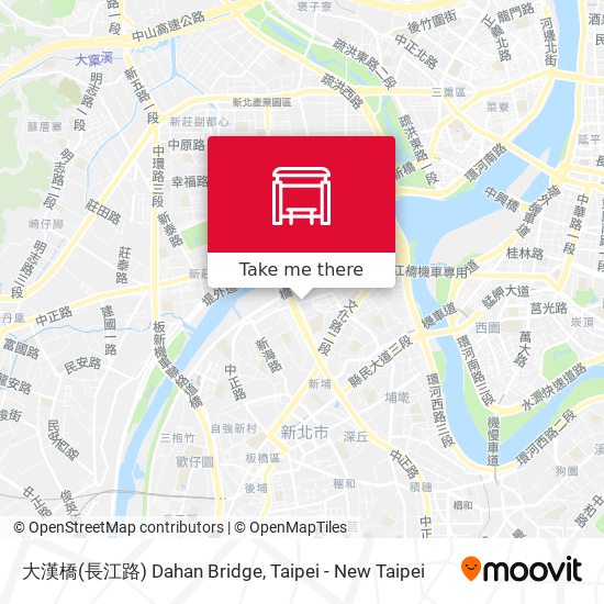 大漢橋(長江路) Dahan Bridge map