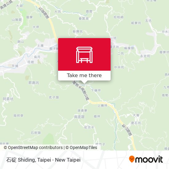 石碇 Shiding map