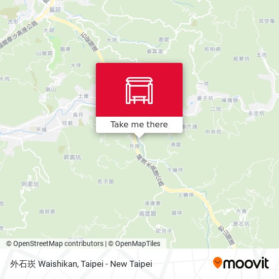 外石崁 Waishikan地圖