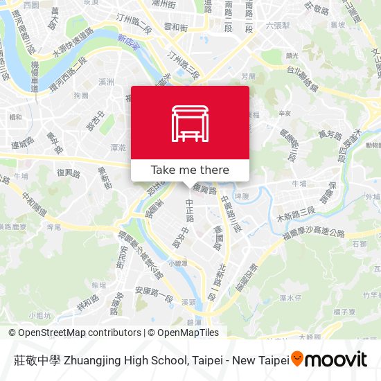 莊敬中學 Zhuangjing High School map