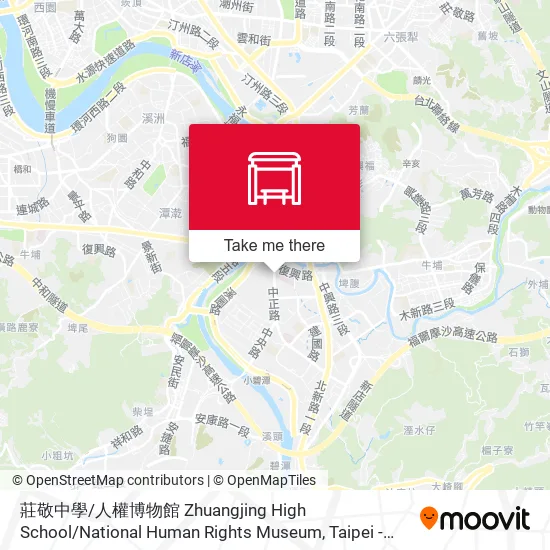 莊敬中學 / 人權博物館 Zhuangjing High School / National Human Rights Museum地圖