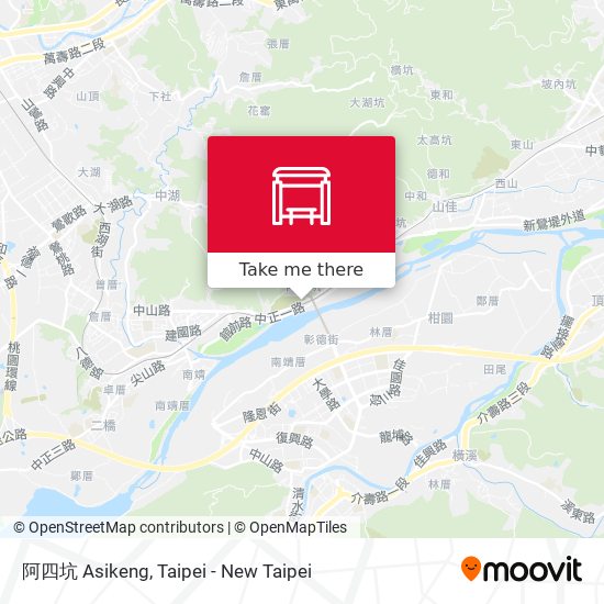 阿四坑 Asikeng地圖