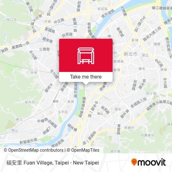 福安里 Fuan Village map