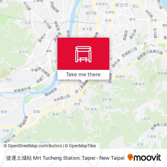 捷運土城站 Mrt Tucheng Station map