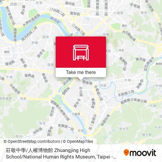 莊敬中學 / 人權博物館 Zhuangjing High School / National Human Rights Museum map