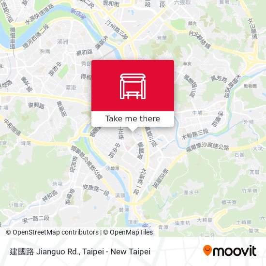 建國路 Jianguo Rd.地圖