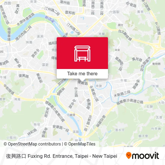 復興路口 Fuxing Rd. Entrance map