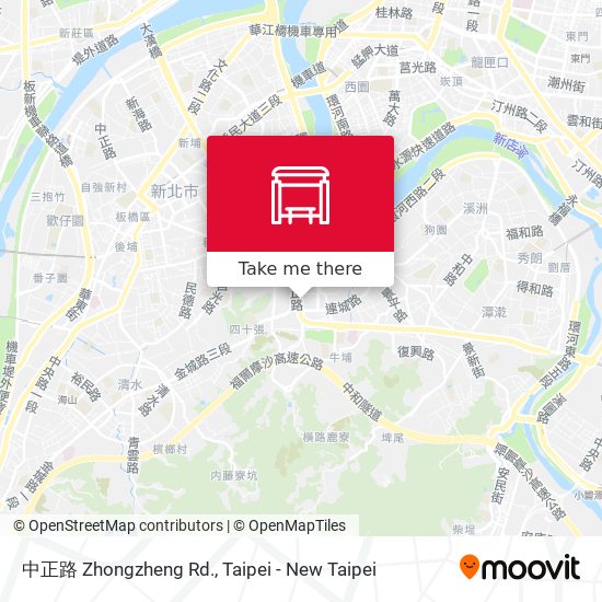 中正路 Zhongzheng Rd. map