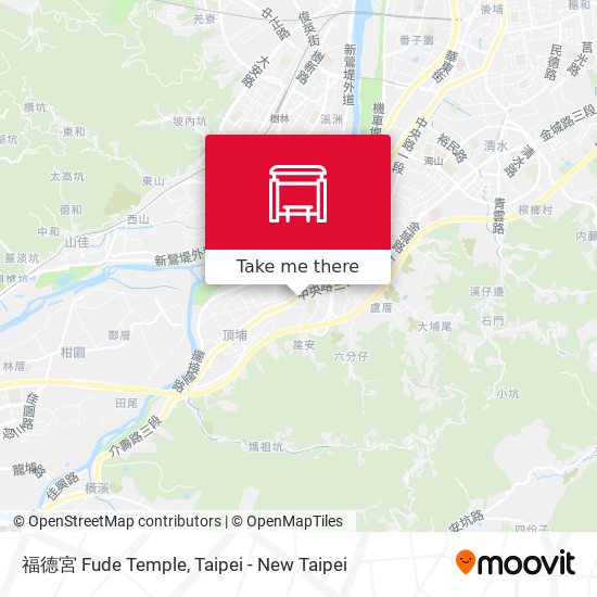 福德宮 Fude Temple地圖
