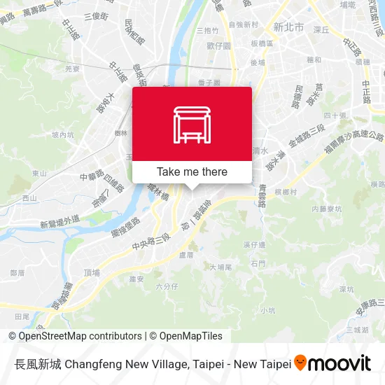 長風新城 Changfeng New Village map