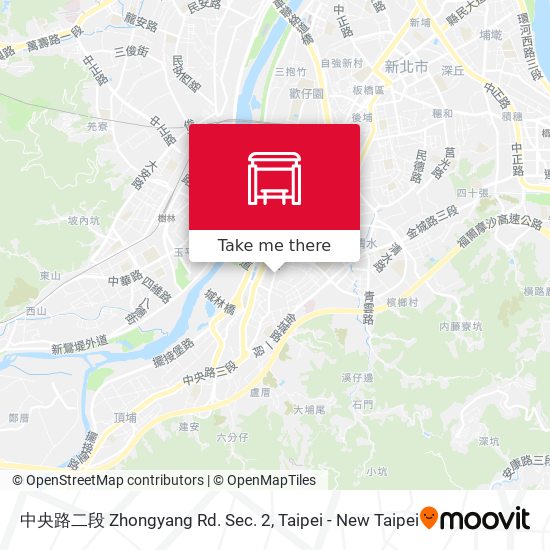 中央路二段 Zhongyang Rd. Sec. 2 map