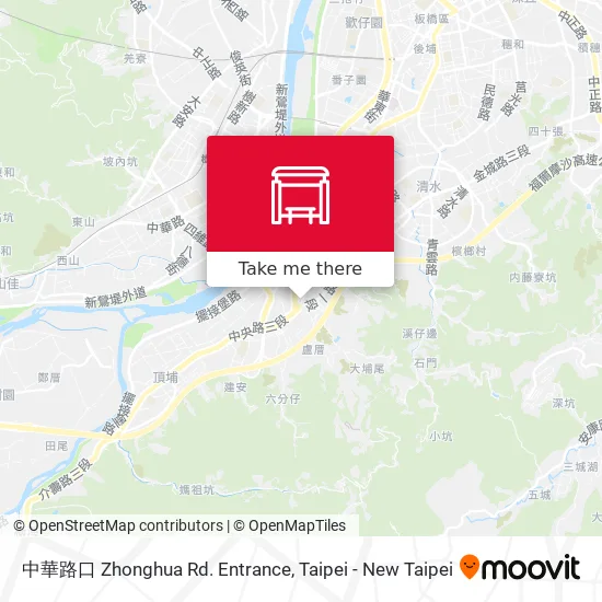 中華路口 Zhonghua Rd. Entrance地圖