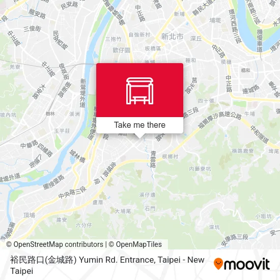 裕民路口(金城路) Yumin Rd. Entrance map
