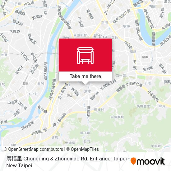 廣福里 Chongqing & Zhongxiao Rd. Entrance map