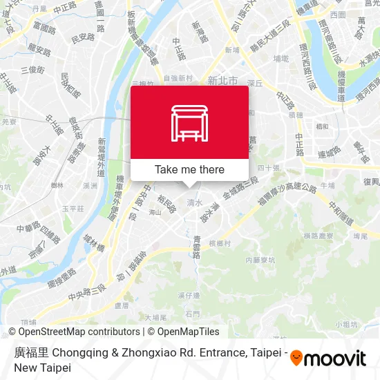 廣福里 Chongqing & Zhongxiao Rd. Entrance map