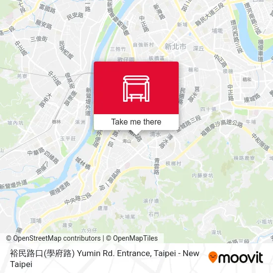 裕民路口(學府路) Yumin Rd. Entrance map