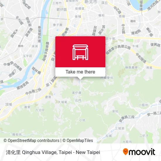 清化里 Qinghua Village map