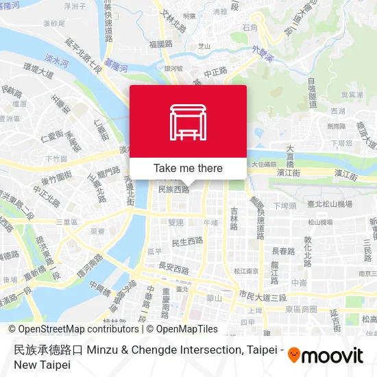 民族承德路口 Minzu & Chengde Intersection map