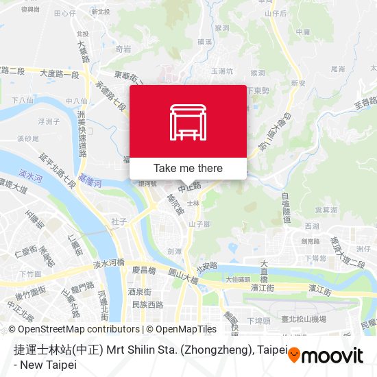 捷運士林站(中正) Mrt Shilin Sta. (Zhongzheng)地圖