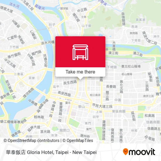華泰飯店 Gloria Hotel map