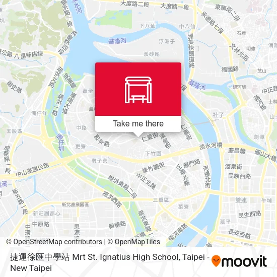 捷運徐匯中學站 Mrt St. Ignatius High School map