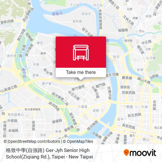 格致中學(自強路) Ger-Jyh Senior High School(Ziqiang Rd.)地圖
