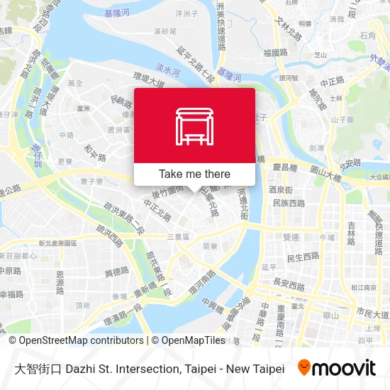 大智街口 Dazhi St. Intersection map