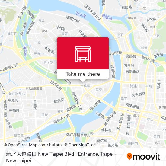 新北大道路口 New Taipei Blvd . Entrance map