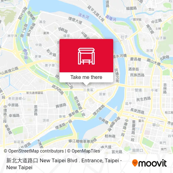 新北大道路口 New Taipei Blvd . Entrance地圖