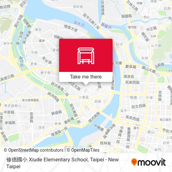 修德國小 Xiude Elementary School map