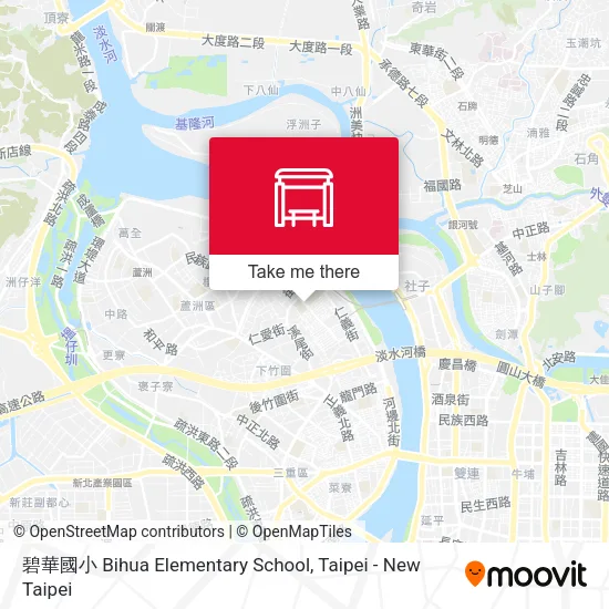 碧華國小 Bihua Elementary School map