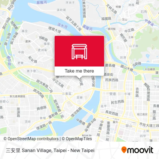 三安里 Sanan Village map