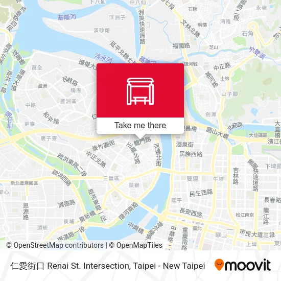 仁愛街口 Renai St. Intersection地圖