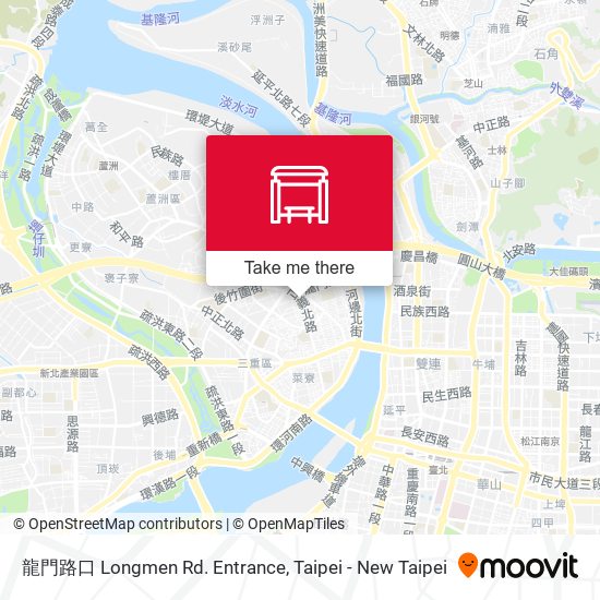 龍門路口 Longmen Rd. Entrance map