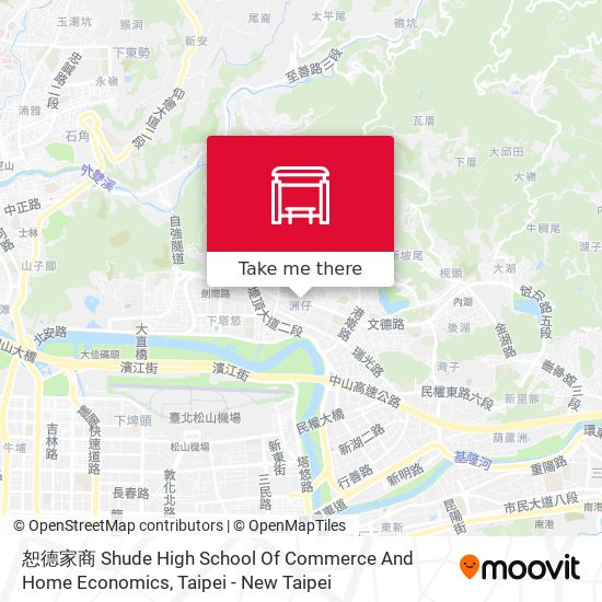 恕德家商 Shude High School Of Commerce And Home Economics map