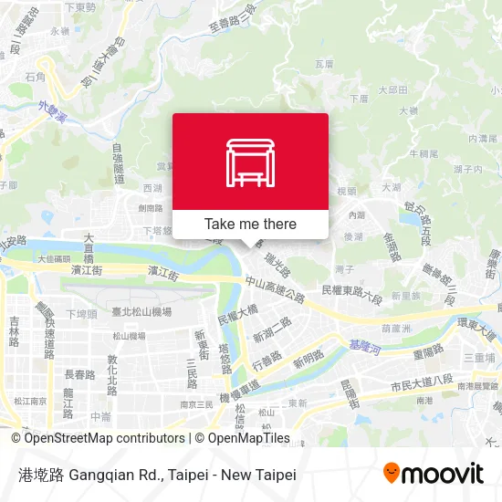 港墘路 Gangqian Rd. map