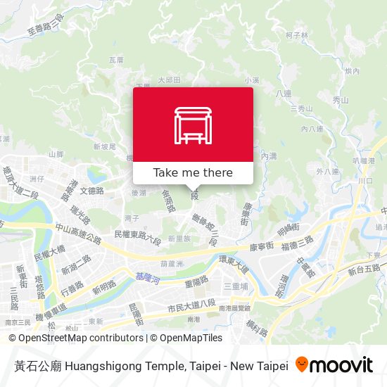 黃石公廟 Huangshigong Temple map