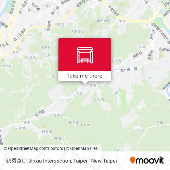 錦秀路口 Jinxiu Intersection map