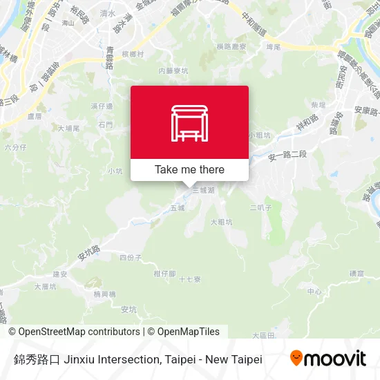 錦秀路口 Jinxiu Intersection地圖