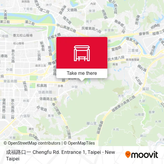 成福路口一 Chengfu Rd. Entrance 1 map