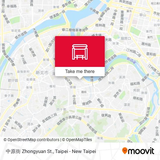 中原街 Zhongyuan St. map