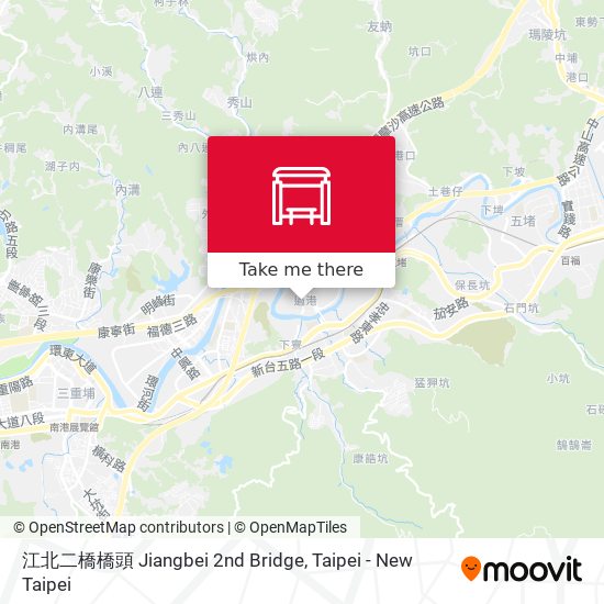 江北二橋橋頭 Jiangbei 2nd Bridge map