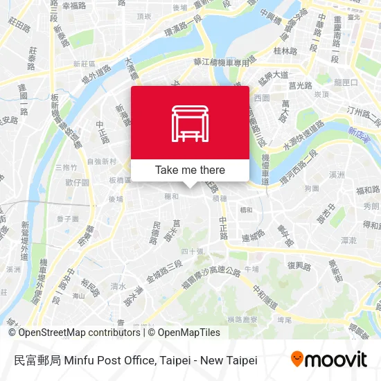民富郵局 Minfu Post Office map
