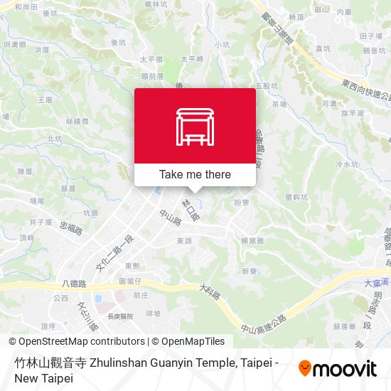 竹林山觀音寺 Zhulinshan Guanyin Temple map
