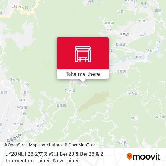 北28和北28-2交叉路口 Bei 28 & Bei 28 & 2 Intersection地圖
